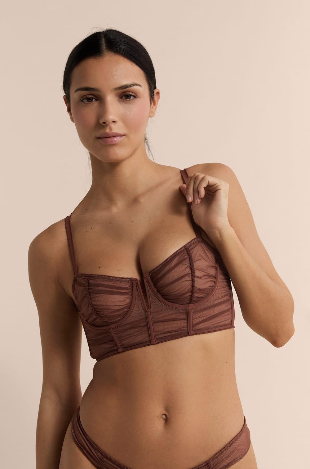 Soutien-gorge N.9 - Bustier en tulle;${refinementColor}