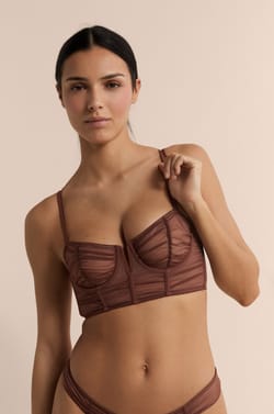 Soutien-gorge N.9 - Bustier en tulle;${refinementColor}