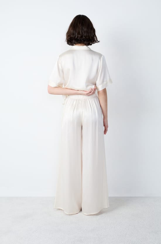 Pyjama-Hose aus Seide;${refinementColor}