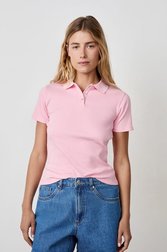 Short-Sleeved Polo Shirt;${refinementColor}