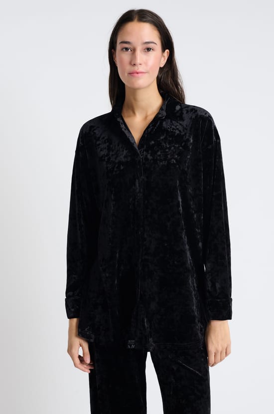 Camiseta de pijama de terciopelo;${refinementColor}