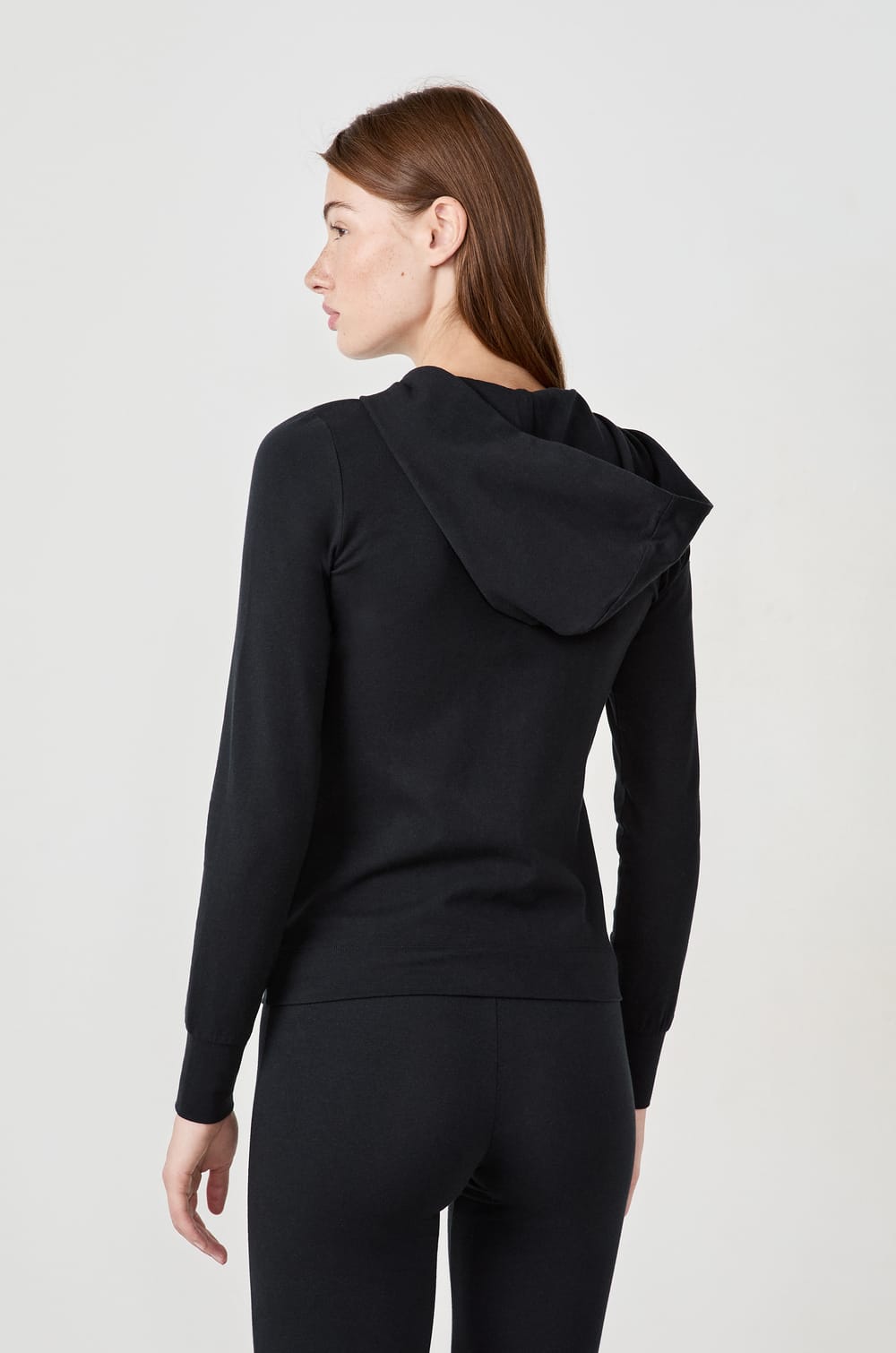 NOT US - Sweat zippé à capuche en coton;${refinementColor}
