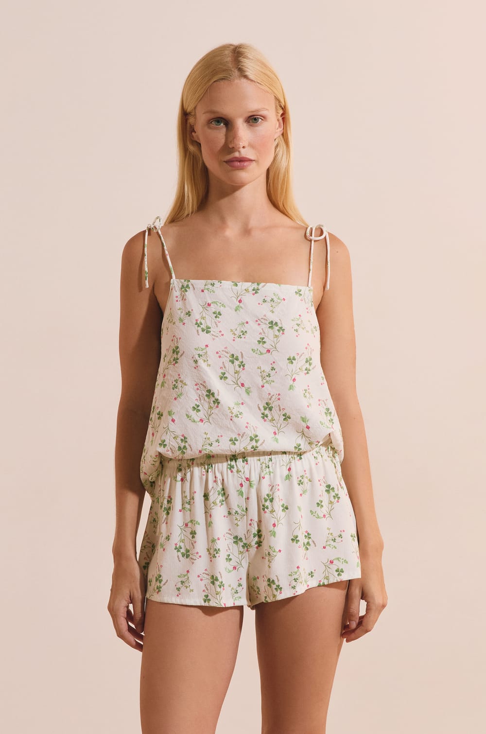 Short de pyjama &agrave; motifs croissants;${refinementColor}