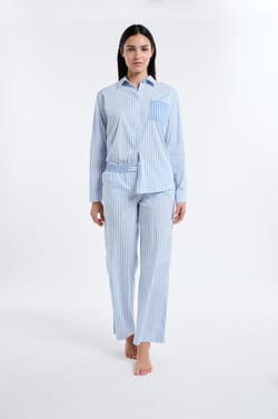 Pantalon de pyjama &agrave; rayures;${refinementColor}