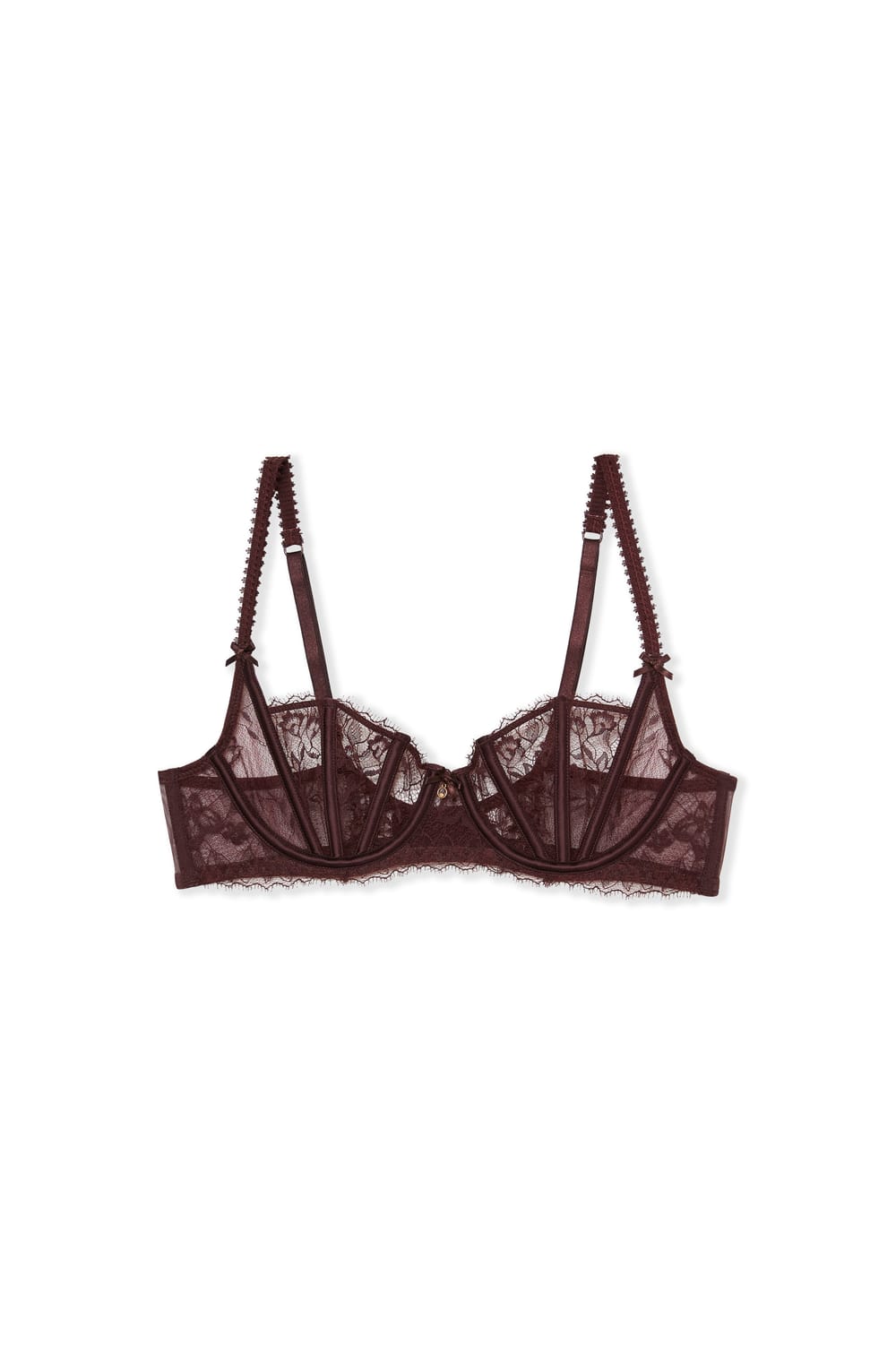 Soutien-gorge corbeille en satin et dentelle eyelash;${refinementColor}