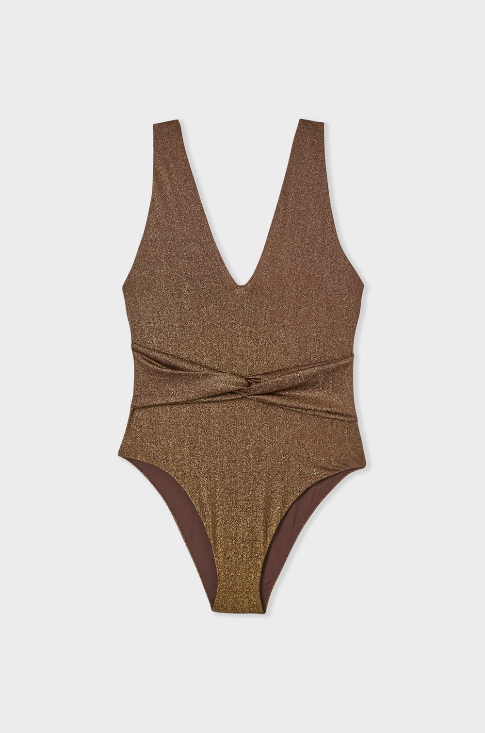 Traje de ba&ntilde;o tejido brillante;${refinementColor}