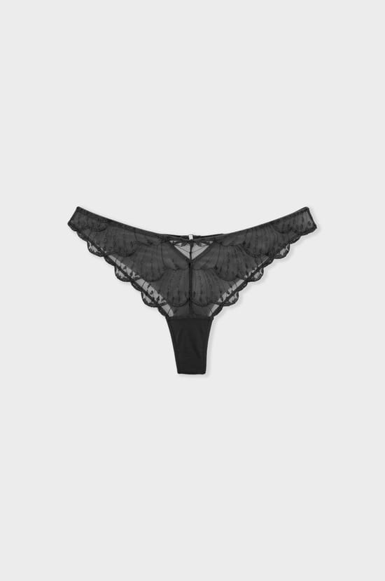Tanga in Floral Embroidery;${refinementColor}