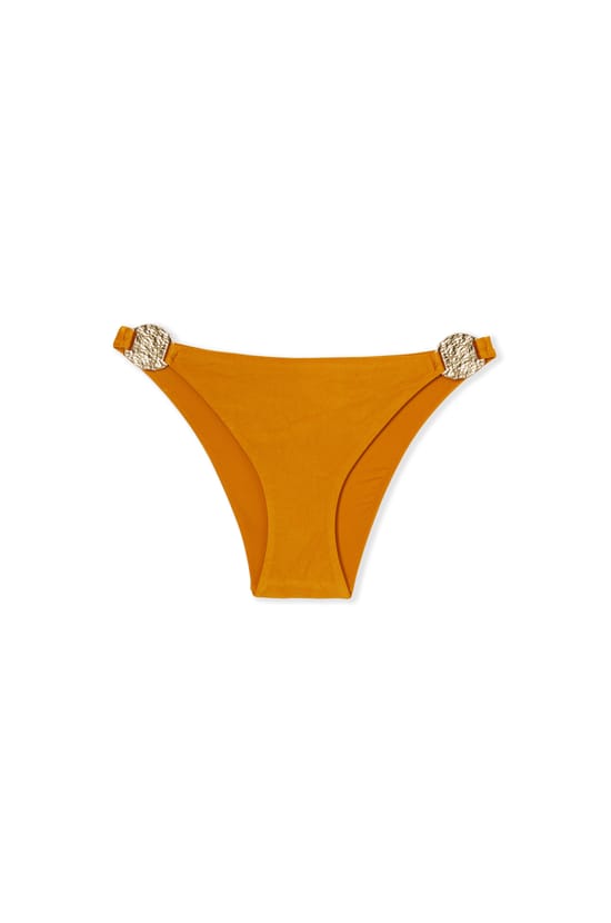 Bas de maillot bikini satin&eacute; avec d&eacute;tails bijoux - Etam x H&ocirc;tel Mahfouf;${refinementColor}