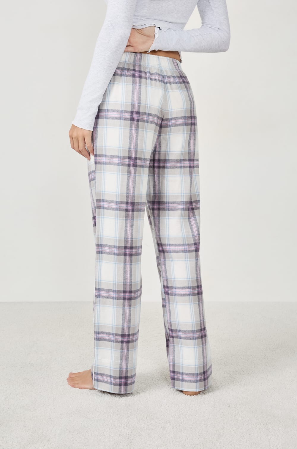 Pantalon de pyjama à carreaux;${refinementColor}