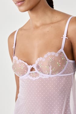Short Sheer Nightdress;${refinementColor}