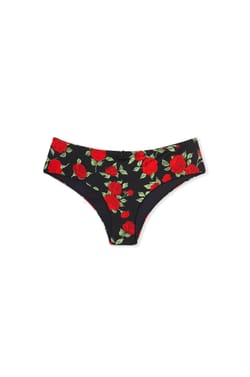 Bas de maillot de bain shorty &agrave; motif floral ;${refinementColor}