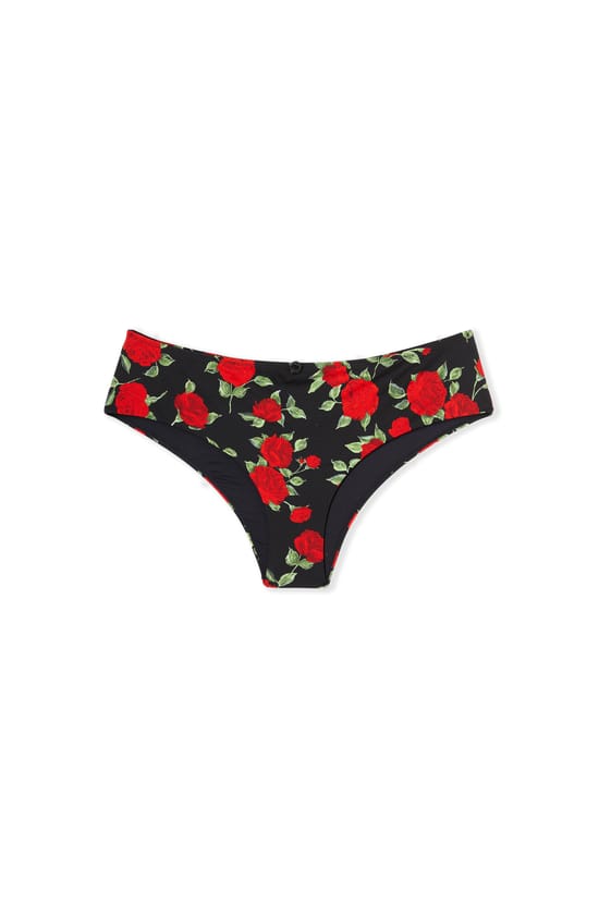 Bas de maillot de bain shorty &agrave; motif floral ;${refinementColor}