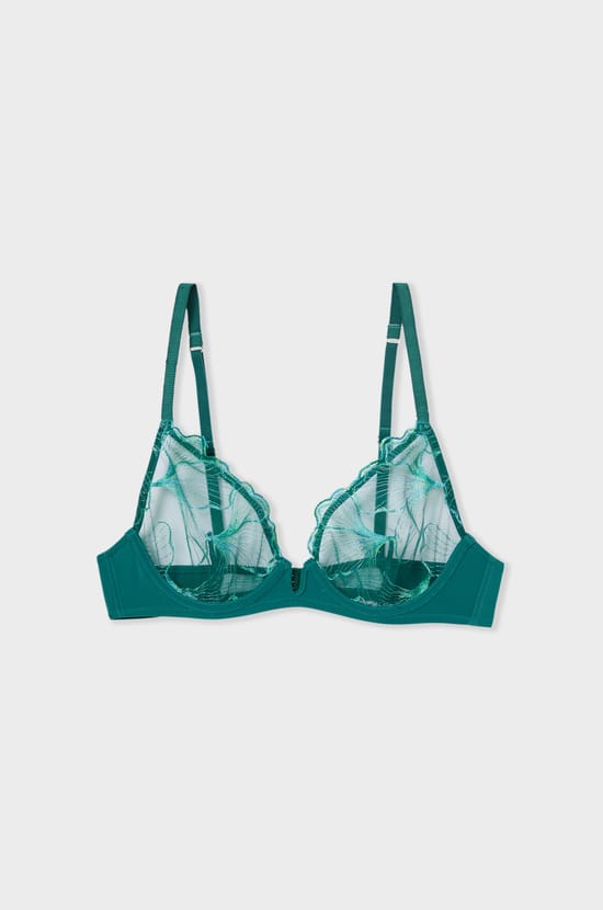 Lace Balconette Bra;${refinementColor}