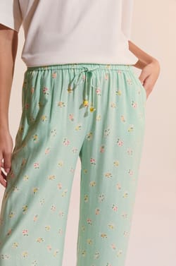 Pantalon de pyjama &agrave; motifs;${refinementColor}