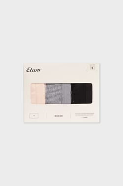 Pack of 3 Cotton Boyshorts;${refinementColor}