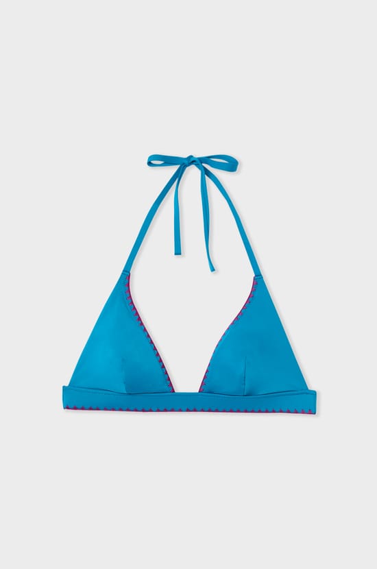 Triangle Wireless Bikini Top;${refinementColor}