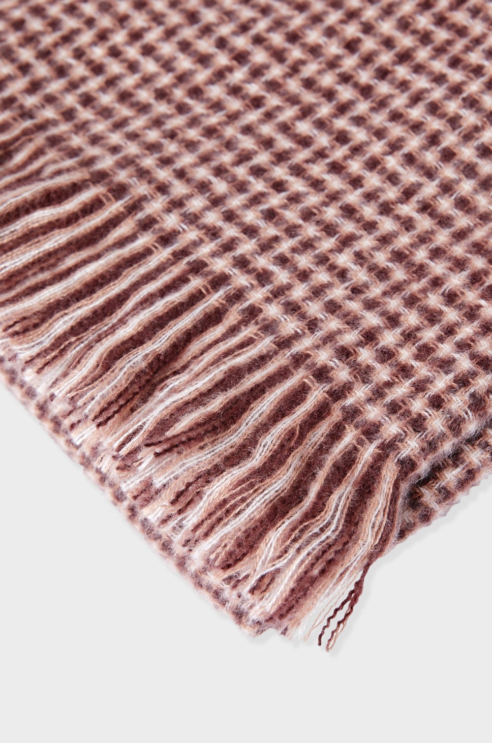 Écharpe à motif pied-de-poule;${refinementColor}