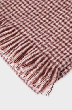Écharpe à motif pied-de-poule;${refinementColor}