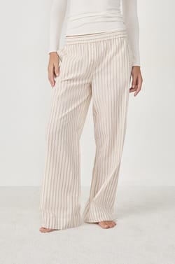 Pantalon de pyjama à rayures;${refinementColor}