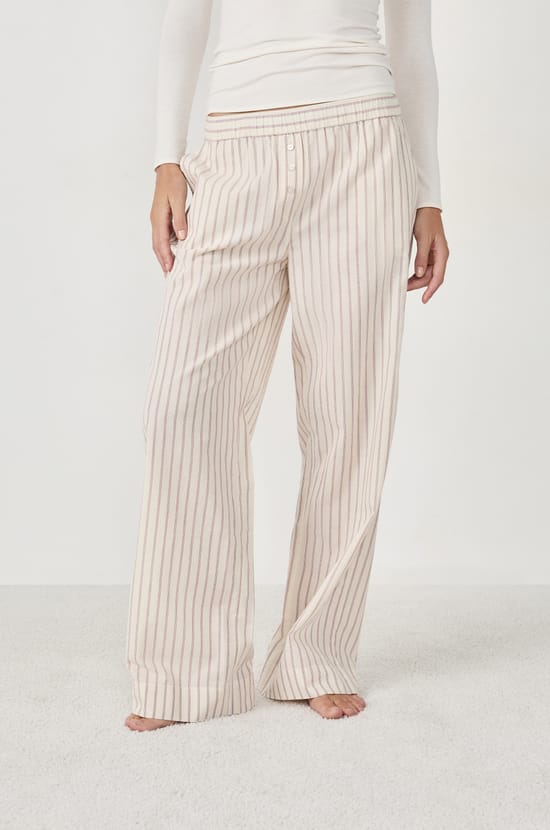 Pantalon de pyjama à rayures;${refinementColor}