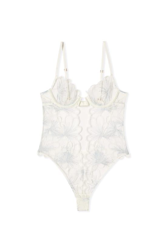 Embroidered Bodysuit;${refinementColor}