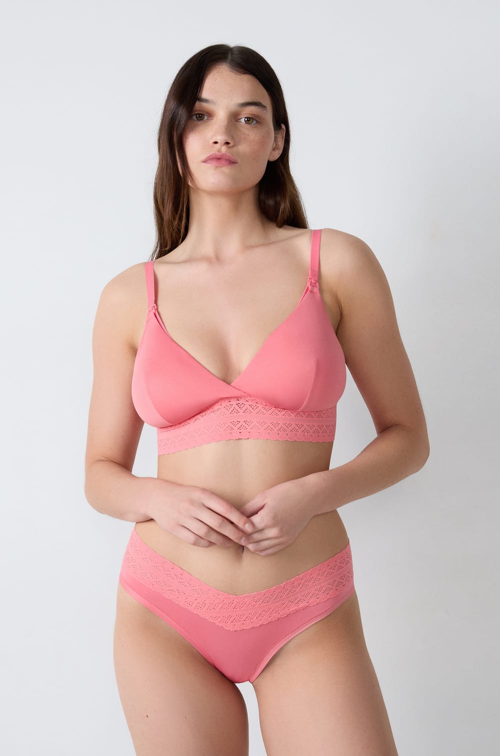 Bra N.8 - The Wireless Maternity Triangle, Nursing Clips;${refinementColor}