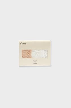 Lot de 3 tangas en coton et dentelle;${refinementColor}