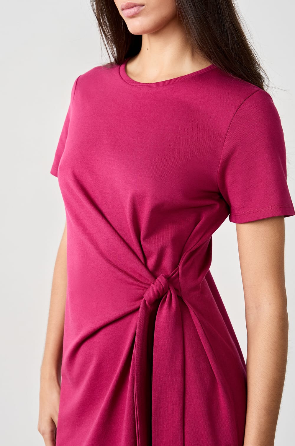 Robe longue à nouer;${refinementColor}