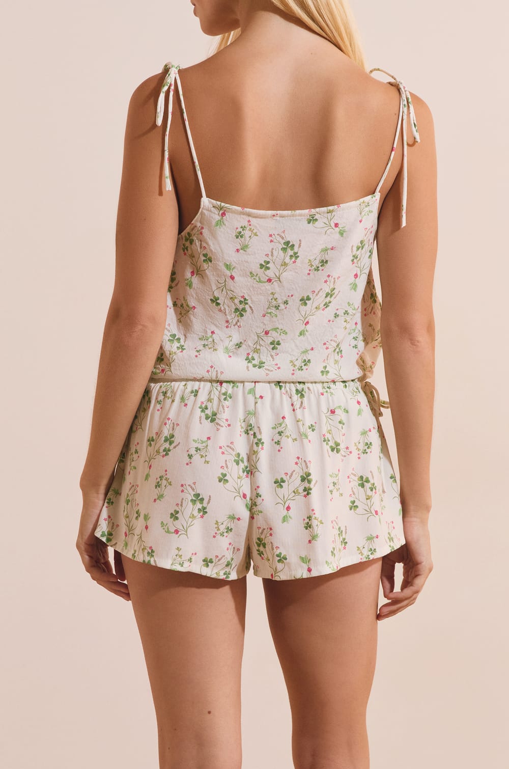 Short de pyjama &agrave; motifs croissants;${refinementColor}