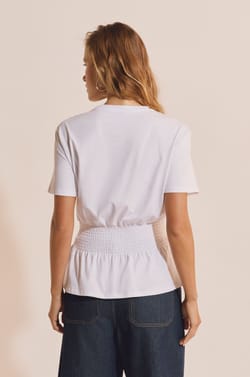 T-shirt manches courtes en coton;${refinementColor}