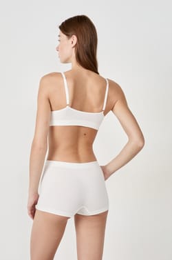 Short boyleg sans coutures en coton biologique;${refinementColor}