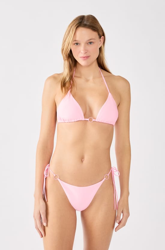 String tie bikini bottom swimsuit;${refinementColor}