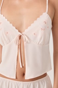 Camisole with Bow;${refinementColor}