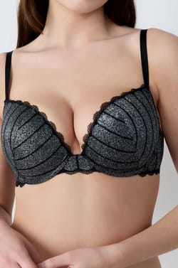 Soutien-gorge N.5 - Le coques fines plongeant irisé;${refinementColor}