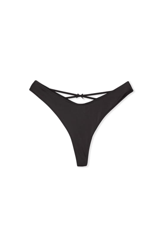 Microfibre Thong;${refinementColor}