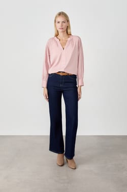 Blouse col V;${refinementColor}