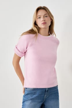 Sweter z Krótkim Rękawem;${refinementColor}