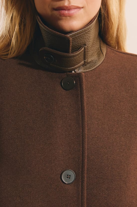 Manteau long avec laine;${refinementColor}