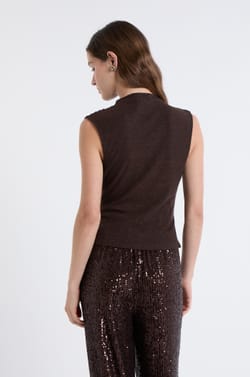 top col montant sans manche irisé;${refinementColor}