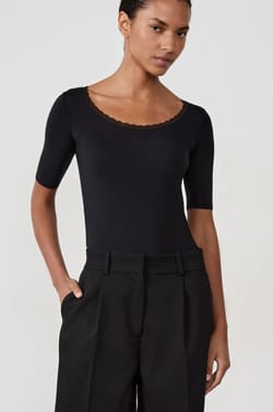  Thermal knit T-shirt;${refinementColor}