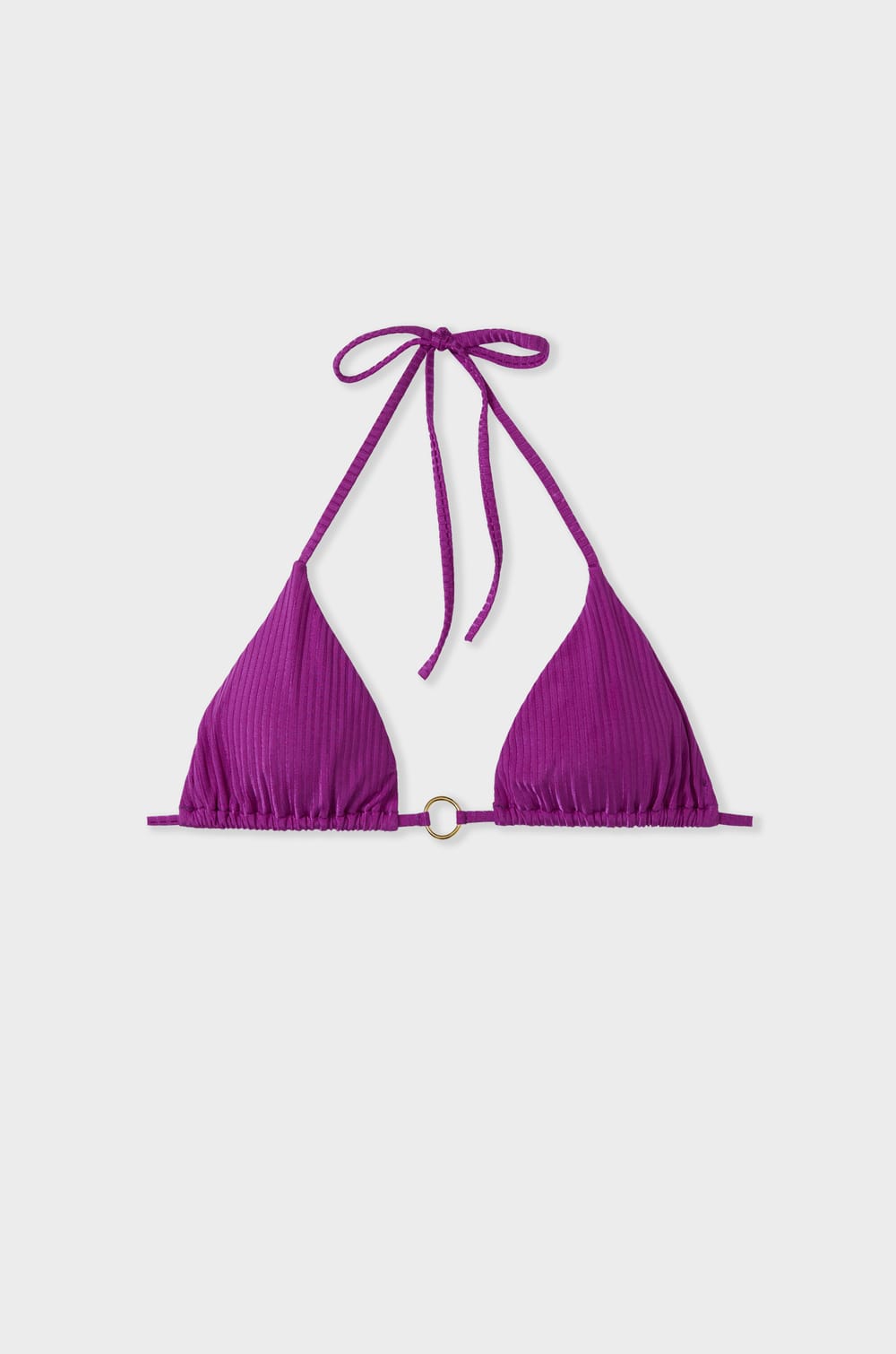 Wireless Triangle Bikini Top;${refinementColor}