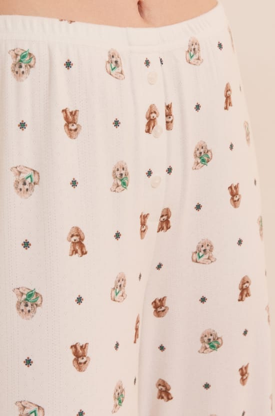 Pantalon de pyjama avec boutons;${refinementColor}
