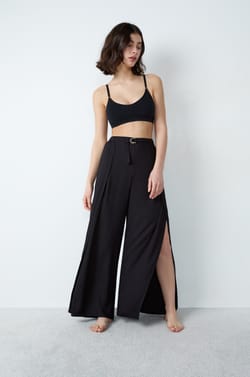 Wide Pyjama Trousers;${refinementColor}