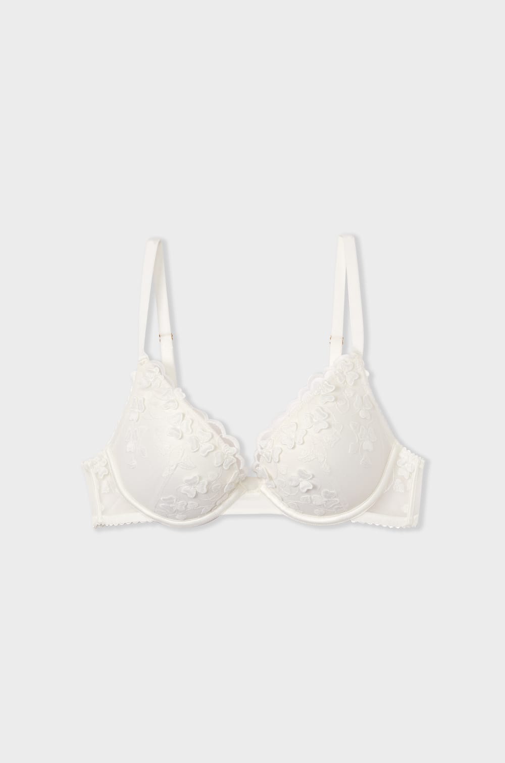 Bra N.2 - The Embroidered Plunge Push-up;${refinementColor}