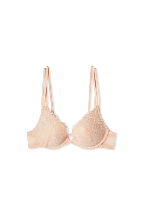 Bra N.2 - The Plunge Push-up in Lace;${refinementColor}