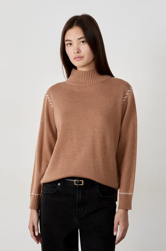 High Neck Sweater;${refinementColor}