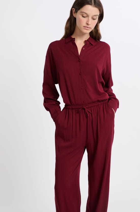 Playera de pijama manga larga;${refinementColor}