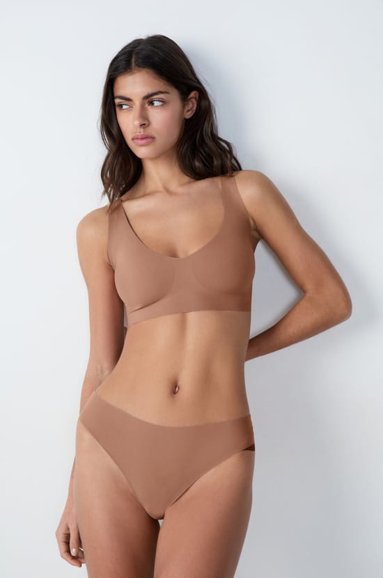 Soutien-gorge brassière en microfibre;${refinementColor}