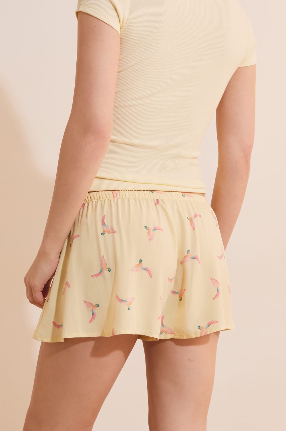 Short de pyjama &agrave; motifs;${refinementColor}