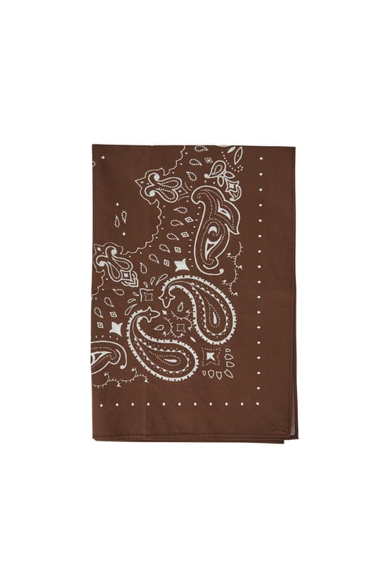 Foulard en coton &agrave; motifs;${refinementColor}